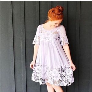 Anthropologie Holding Horses Magnolia Lilac Dress